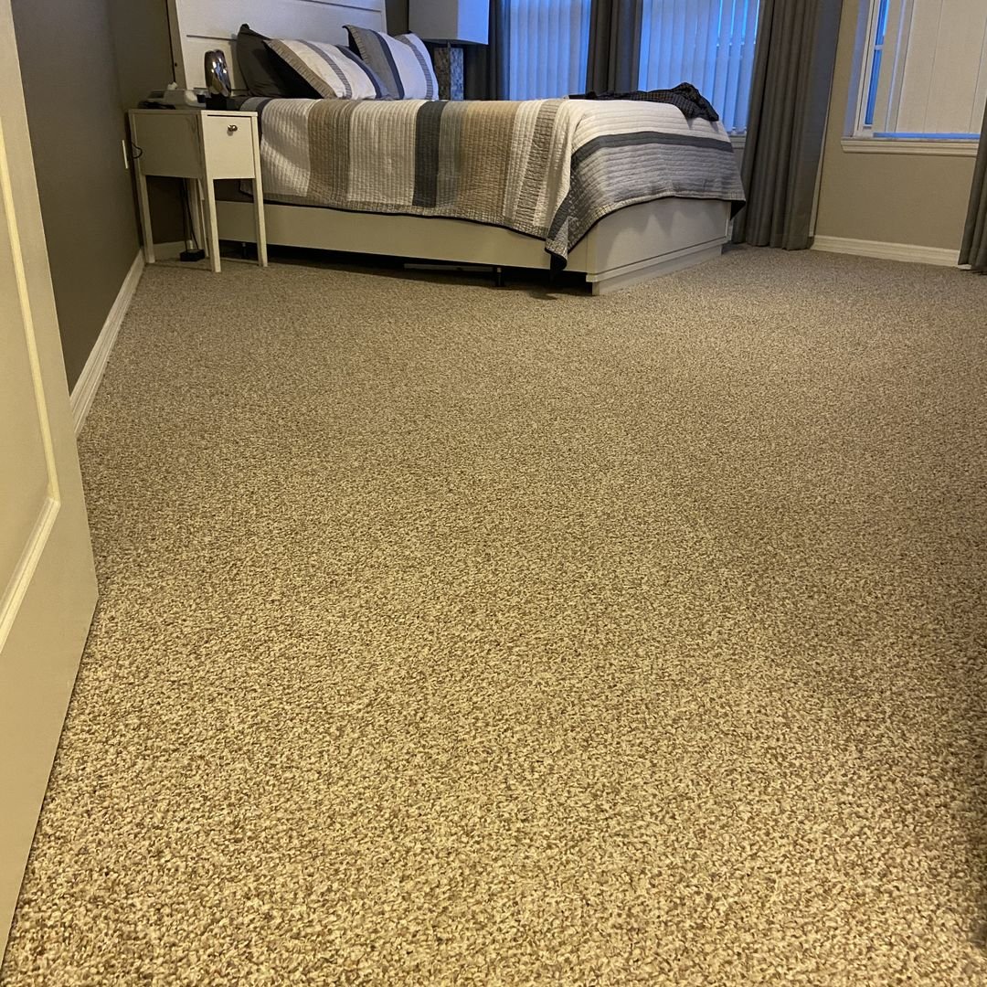 Bedroom carpet cleaned by 2M Carpet Cleaning in Longwood, FL