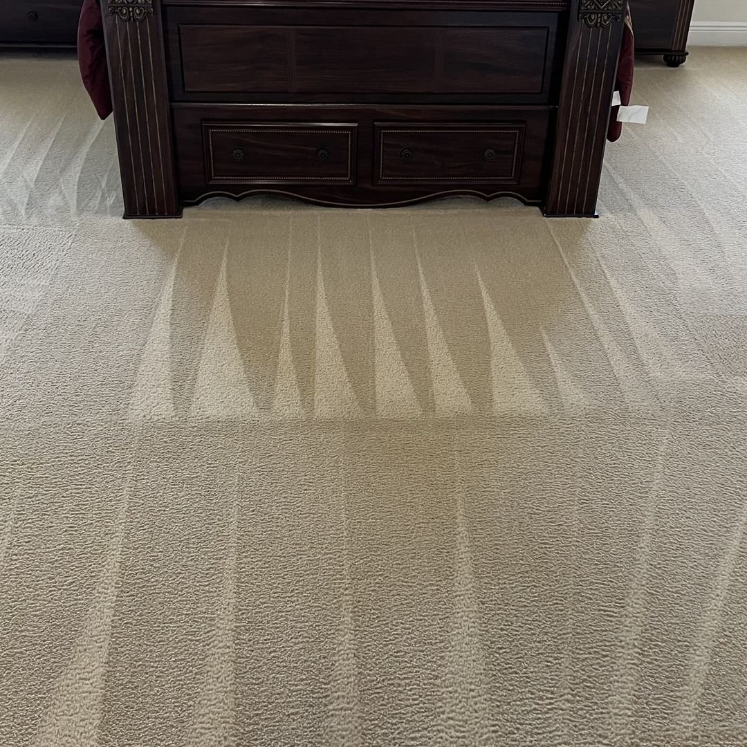 Freshly cleaned carpet in a Longwood, FL home