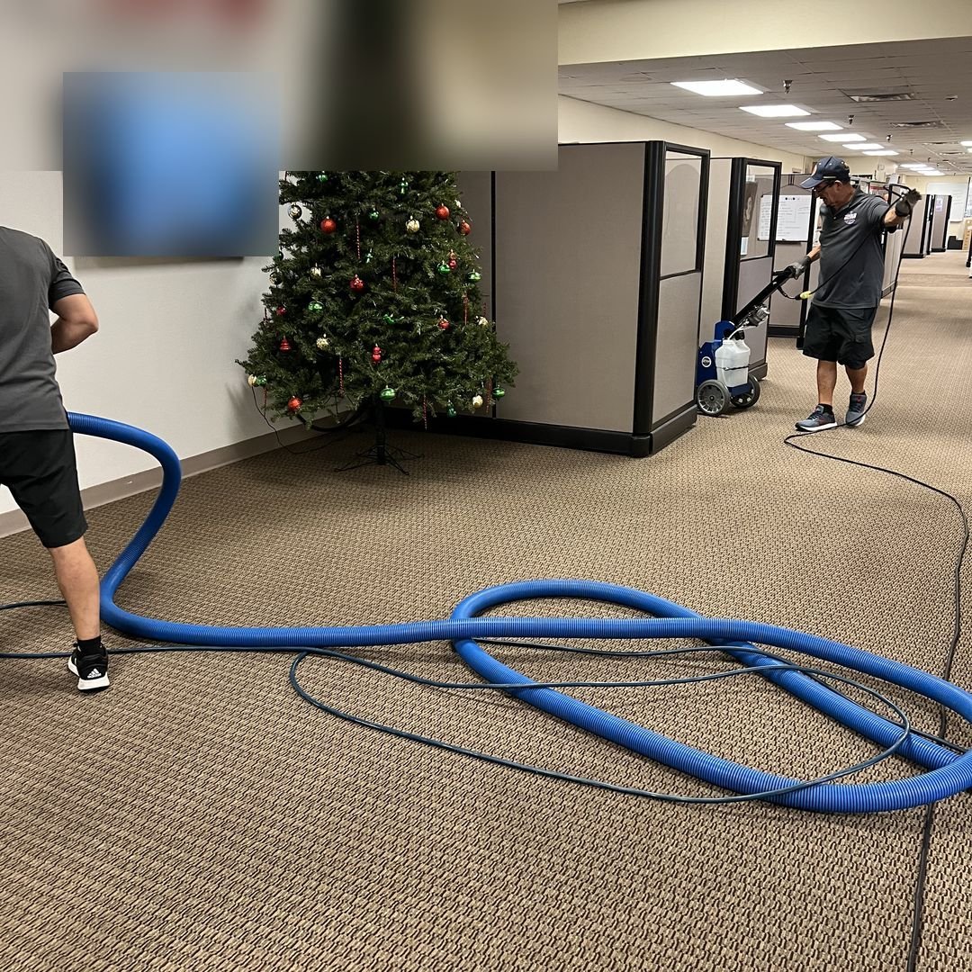 Commercial carpet cleaning in a Longwood, FL office