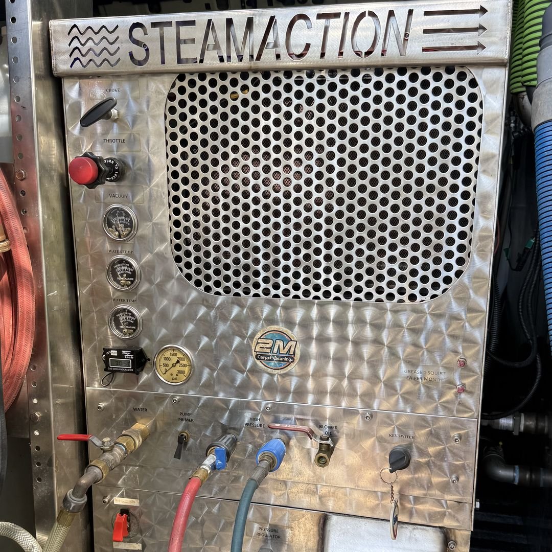2M Carpet Cleaning truck-mounted hot water extraction machine